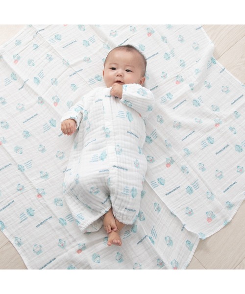 sanrio（サンリオ）の「サンリオ モスリンガーゼおくるみ（おくるみ・キッズ・ホワイト系その他2/ホワイト系その他5/ホワイト系その他6/ホワイト系その他/ホワイト系その他3/ホワイト・FREE）」の3枚目の写真