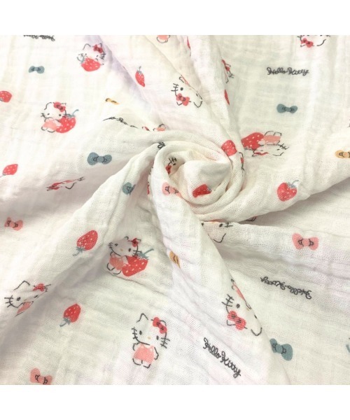 sanrio（サンリオ）の「サンリオ モスリンガーゼおくるみ（おくるみ・キッズ・ホワイト系その他2/ホワイト系その他5/ホワイト系その他6/ホワイト系その他/ホワイト系その他3/ホワイト・FREE）」の7枚目の写真