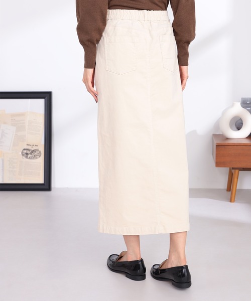 GALLORIA（ギャローリア）の「コーデュロイＡラインスカート（スカート・レディース・ベージュ/ブラウン・M/LL/L/S）」の8枚目の写真