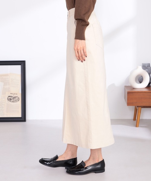 GALLORIA（ギャローリア）の「コーデュロイＡラインスカート（スカート・レディース・ベージュ/ブラウン・M/LL/L/S）」の9枚目の写真