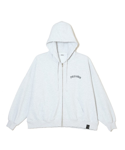 MSML（エムエスエムエル）の「GARMENT DYE WIDE ZIP HOODIE（パーカー・メンズ・ネイビー/オートミール/ブラック・M/L）」の2枚目の写真