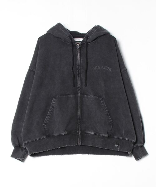 MSML（エムエスエムエル）の「GARMENT DYE WIDE ZIP HOODIE（パーカー・メンズ・ネイビー/オートミール/ブラック・M/L）」の8枚目の写真