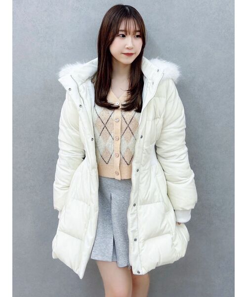 ウエストマークレディダウンコート（ダウンジャケット/コート