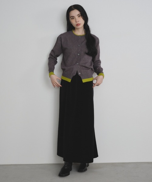 Shelly island（シェリーアイランド）の「ベロアスカート（スカート・レディース・ブラック/ブラウン・FREE）」の11枚目の写真