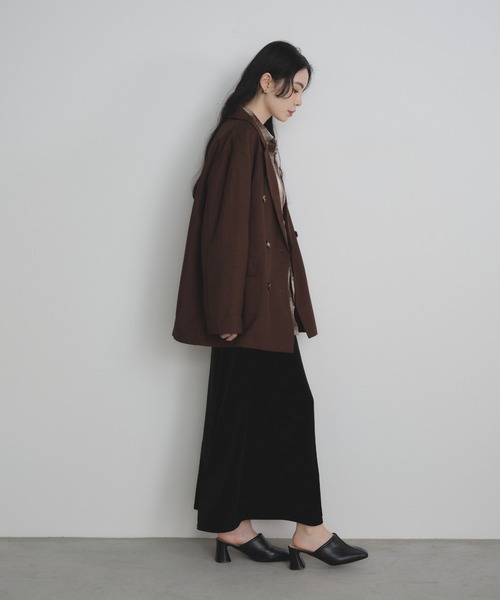 Shelly island（シェリーアイランド）の「ベロアスカート（スカート・レディース・ブラック/ブラウン・FREE）」の14枚目の写真