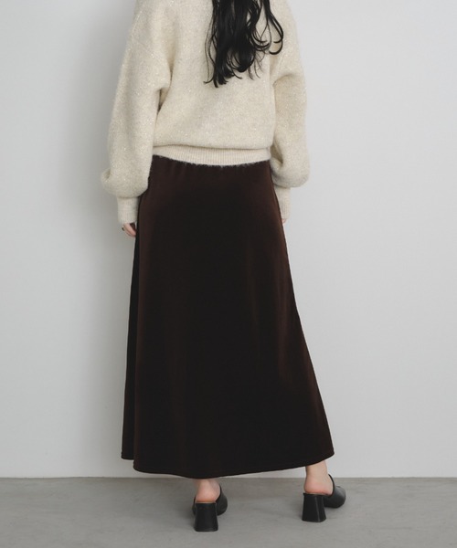 Shelly island（シェリーアイランド）の「ベロアスカート（スカート・レディース・ブラック/ブラウン・FREE）」の21枚目の写真