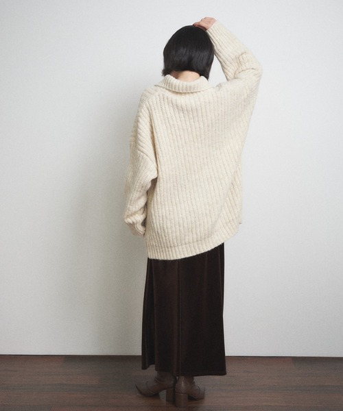 Shelly island（シェリーアイランド）の「ベロアスカート（スカート・レディース・ブラック/ブラウン・FREE）」の17枚目の写真