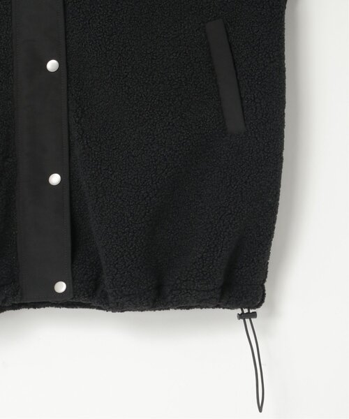 notch.（ノッチ）の「ボアビッグフードブルゾン（ブルゾン・レディース・モカ/ブラック/オフホワイト・M）」の8枚目の写真