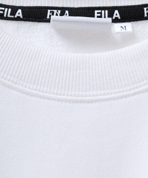 FILA(フィラ)の「FILA CREW SWEAT フィラ クルーネック プリント 長袖トレーナー スウェット(スウェット・レディース・ネイビー/パープル/ホワイト・L/XL/M)」の12枚目の写真