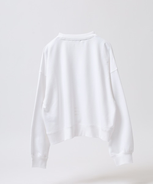 FILA(フィラ)の「FILA CREW SWEAT フィラ クルーネック プリント 長袖トレーナー スウェット(スウェット・レディース・ネイビー/パープル/ホワイト・L/XL/M)」の16枚目の写真