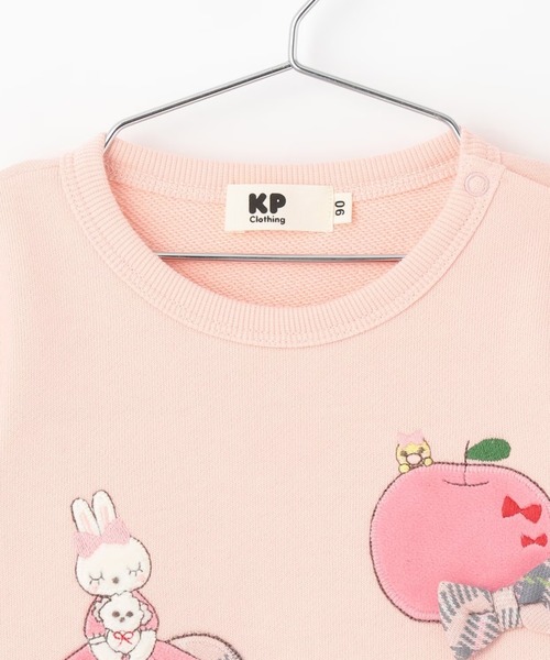 セール】mimiちゃん&ハートアップリケ 裏毛トレーナー（スウェット