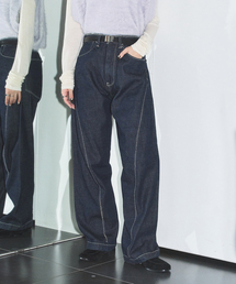 【セール中】【新品未使用】KURO REMAKE DENIM PANTS KURO | Remake denim military pants MARK IV
