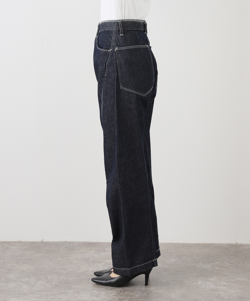 KURO(クロ)の「KURO THREE DIMENSIONAL CUTTING DENIM LAD 964228(デニムパンツ・レディース・ネイビー・28/27/26)」の7枚目の写真