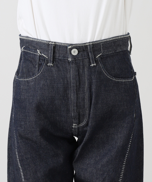 KURO(クロ)の「KURO THREE DIMENSIONAL CUTTING DENIM LAD 964228(デニムパンツ・レディース・ネイビー・28/27/26)」の10枚目の写真