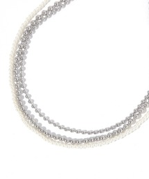 GLOBAL WORK | ステンレス多連ボールネックレス/605954(ネックレス)