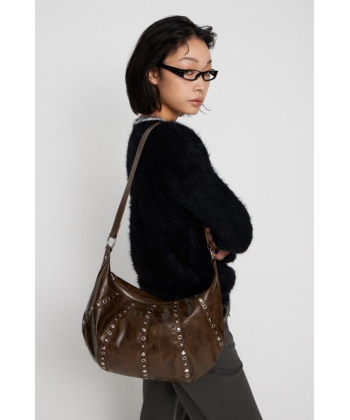 LAGUA GEM（ラグアジェム）の「LINE METAL バッグ（ショルダーバッグ・レディース・ブラック/ブラウン・FREE）」の20枚目の写真