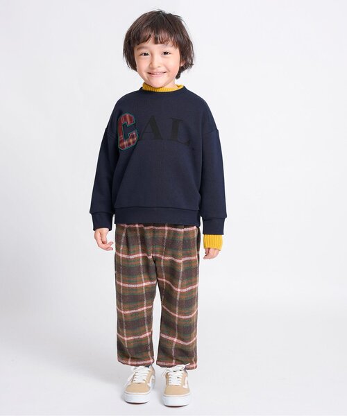 F.O.KIDS（エフオーキッズ）の「【ジュニア対応】カラバリグラフィックトレーナー（スウェット・キッズ・ブラウン/レインボー/レッド/ネイビー/パープル/イエロー/オフホワイト/ターコイズブルー/ブラック/カーキ・80/90/100/110/120/130/140）」の13枚目の写真