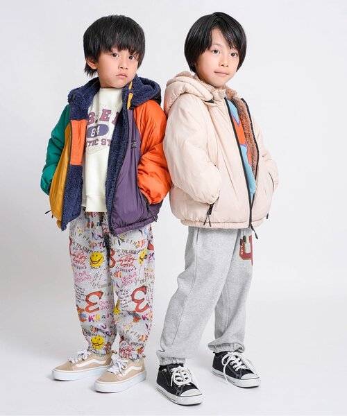 F.O.KIDS（エフオーキッズ）の「【ジュニア対応】カラバリグラフィックトレーナー（スウェット・キッズ・ブラウン/レインボー/レッド/ネイビー/パープル/イエロー/オフホワイト/ターコイズブルー/ブラック/カーキ・80/90/100/110/120/130/140）」の19枚目の写真