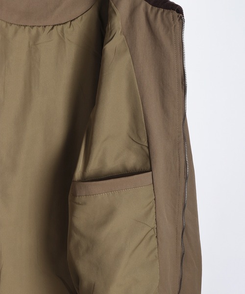 WESTSEA(ウエストシー)の「コーデュロイ襟 ブルゾン(ブルゾン・メンズ・ベージュ/ブラック・M/L/XL)」の13枚目の写真