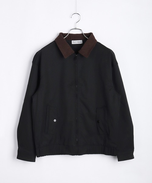 WESTSEA(ウエストシー)の「コーデュロイ襟 ブルゾン(ブルゾン・メンズ・ベージュ/ブラック・M/L/XL)」の3枚目の写真