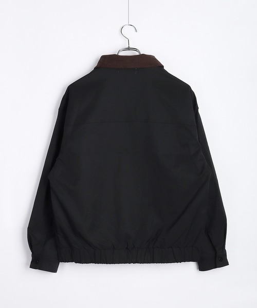 WESTSEA(ウエストシー)の「コーデュロイ襟 ブルゾン(ブルゾン・メンズ・ベージュ/ブラック・M/L/XL)」の4枚目の写真