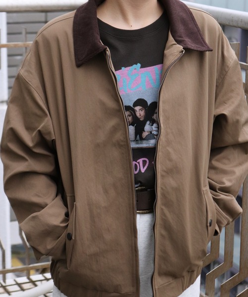 WESTSEA(ウエストシー)の「コーデュロイ襟 ブルゾン(ブルゾン・メンズ・ベージュ/ブラック・M/L/XL)」の22枚目の写真