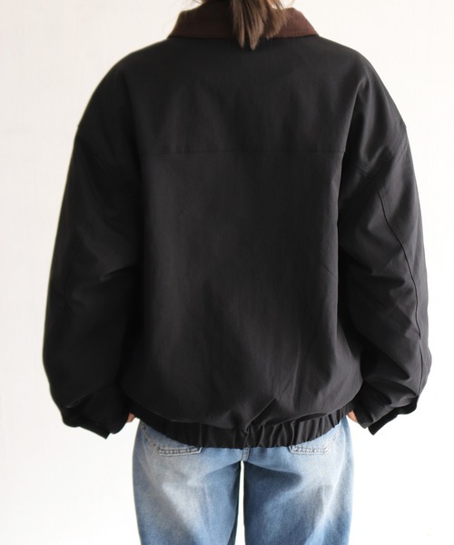WESTSEA(ウエストシー)の「コーデュロイ襟 ブルゾン(ブルゾン・メンズ・ベージュ/ブラック・M/L/XL)」の19枚目の写真
