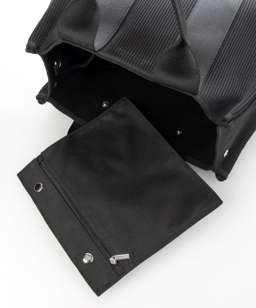 cache cache(カシュ カシュ)の「カシュカシュ cachecache / ジャガードニットスクエア2wayトート(トートバッグ・レディース・ベージュ/オレンジ/グレー/ブラック・FREE)」の8枚目の写真
