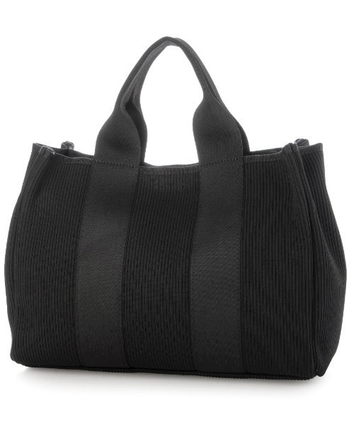 cache cache(カシュ カシュ)の「カシュカシュ cachecache / ジャガードニットスクエア2wayトート(トートバッグ・レディース・ベージュ/オレンジ/グレー/ブラック・FREE)」の10枚目の写真