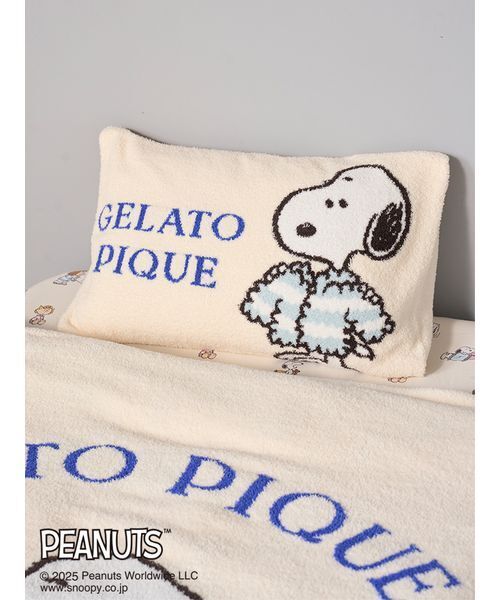 PEANUTS】オリジナルアート ジャガードピローケース（寝具）｜gelato
