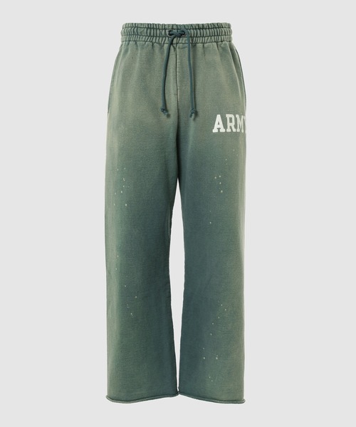 BOW WOW(バウワウ)の「ARMY SWEAT PANTS AGED(スウェットパンツ・メンズ・グリーン系その他・L/XL)」の1枚目の写真