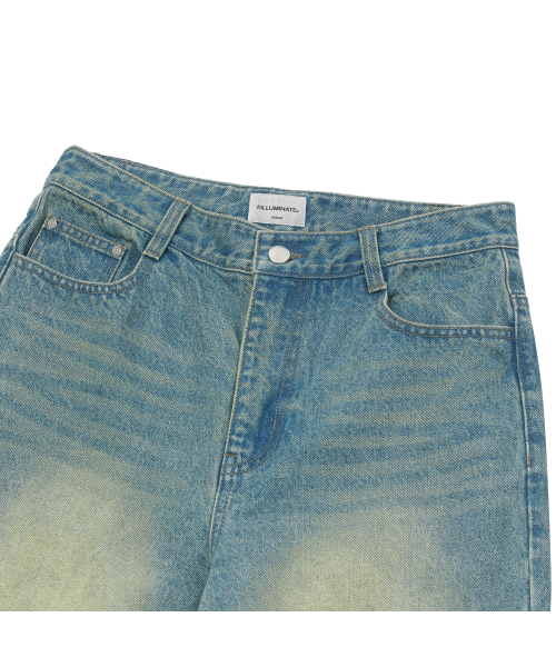 F.ILLUMINATE(フィルミネイト)の「ワイドパネルデニムパンツ-ブルー(デニムパンツ・レディース・その他・SMALL/MEDIUM/LARGE)」の6枚目の写真