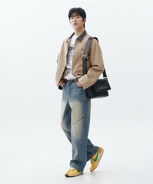 F.ILLUMINATE(フィルミネイト)の「ワイドパネルデニムパンツ-ブルー(デニムパンツ・レディース・その他・SMALL/MEDIUM/LARGE)」の12枚目の写真