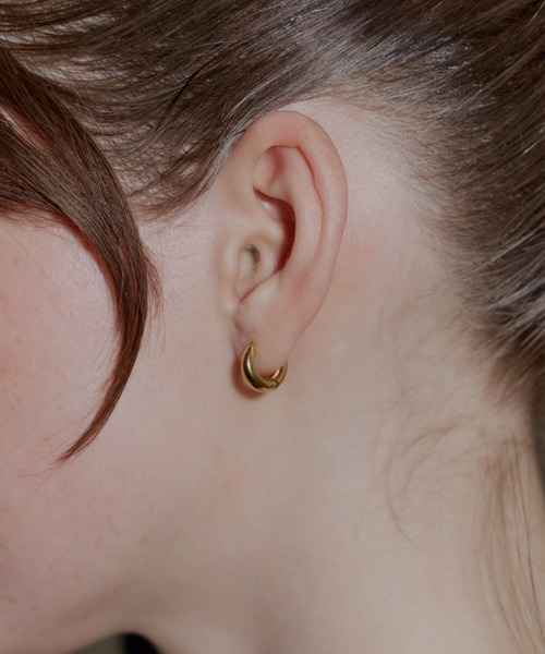 tiny drop hoop pierce / タイニードロップフープピアス（ピアス（両耳