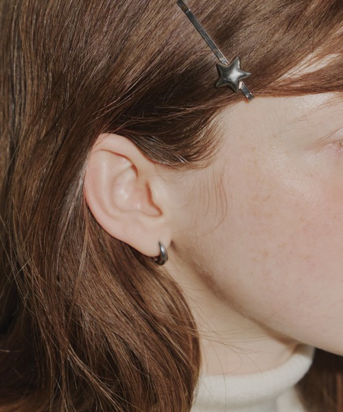 tiny drop hoop pierce / タイニードロップフープピアス（ピアス（両耳