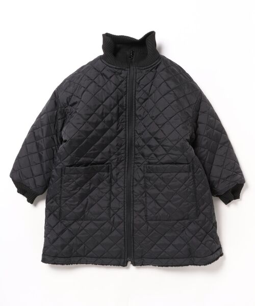 Ocean&Ground（オーシャン&グラウンド）の「ﾘﾌﾞｶﾗｰﾘﾊﾞｰｼﾌﾞﾙｺｰﾄ（ダウンジャケット/コート・キッズ・グレイッシュベージュ/ベージュ/ブラック・110/120/130/90/100）」の21枚目の写真