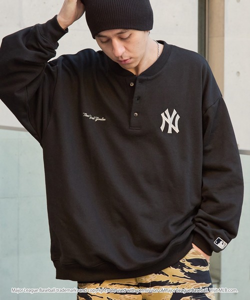 セール】【VELNUS】Vintage Make Heavyweight V-Neck Sweat