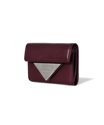 FENNEC（フェネック）の「CRINKLE TRIANGLE DOCO WALLET - DEEP CHERRY（札入れ/マネークリップ）」