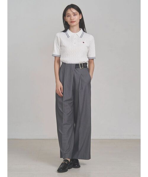 TONAL（トーナル）の「アシメベルトタックパンツ（その他パンツ・レディース・ベージュ/ブラウン/グレー・SMALL/MEDIUM）」の13枚目の写真