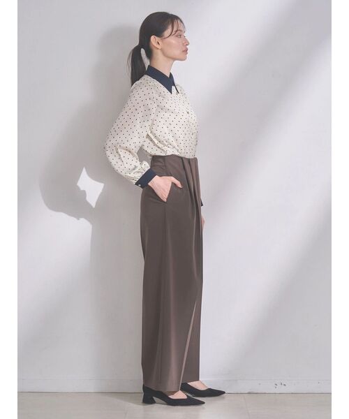 TONAL（トーナル）の「アシメベルトタックパンツ（その他パンツ・レディース・ベージュ/ブラウン/グレー・SMALL/MEDIUM）」の19枚目の写真