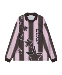 BAUF（バウフ）の「スターユニフォーム フットボールジャージ [ピンク]（Tシャツ/カットソー）」