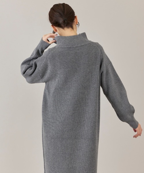 セール】ハーフジップニットワンピース（ワンピース）｜I.T.'S