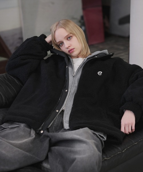 ROCHEM（ローシェン）の「ダブルジップ比翼デザイン裏ボアリバーシブル