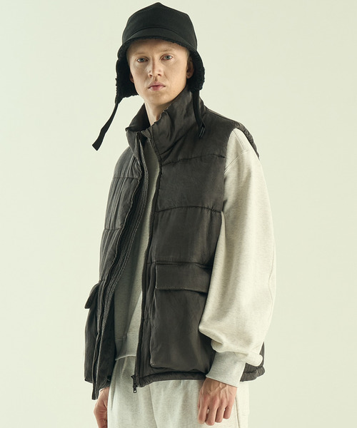 ジャケット・アウター VICTIM QUILTED BIG VEST VICTIM（ヴィクティム）の「VICTIM ヴィクティム / QUILTED BIG VEST