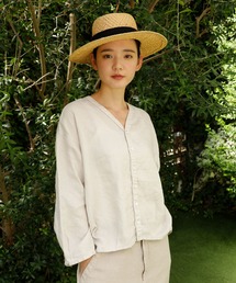 Brocante | [Brocante / ブロカント] リネンキャンバス カルディガンシャツ(シャツ/ブラウス)