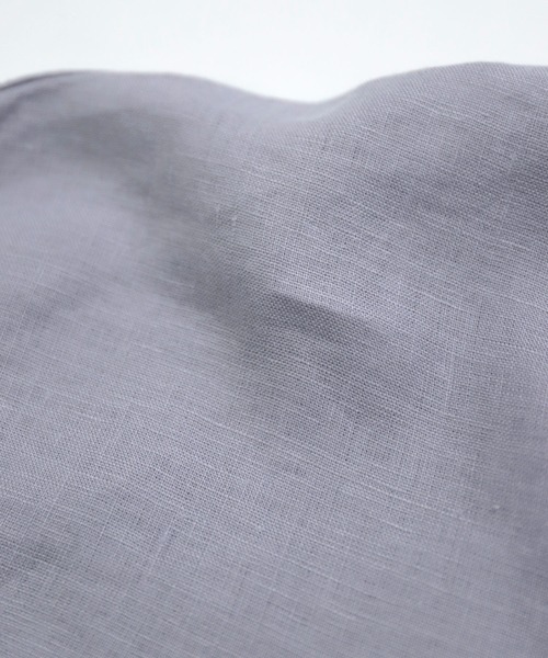 Brocante（ブロカント）の「[Brocante / ブロカント] リネンキャンバス カルディガンシャツ（シャツ/ブラウス・レディース・ベージュ/ラベンダー/ライトグレー/ホワイト/ブラック・2）」の18枚目の写真