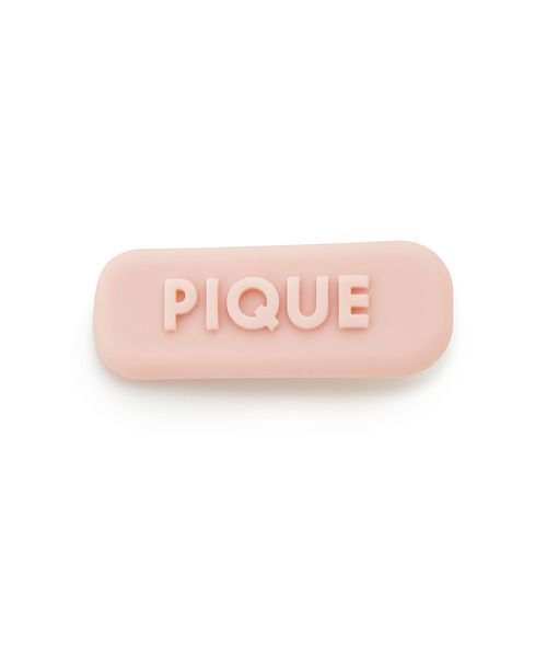 gelato pique（ジェラートピケ）の「ボリュームロゴヘアクリップセット（その他ルームウェア・レディース・アイボリー/ピンク・F）」の7枚目の写真