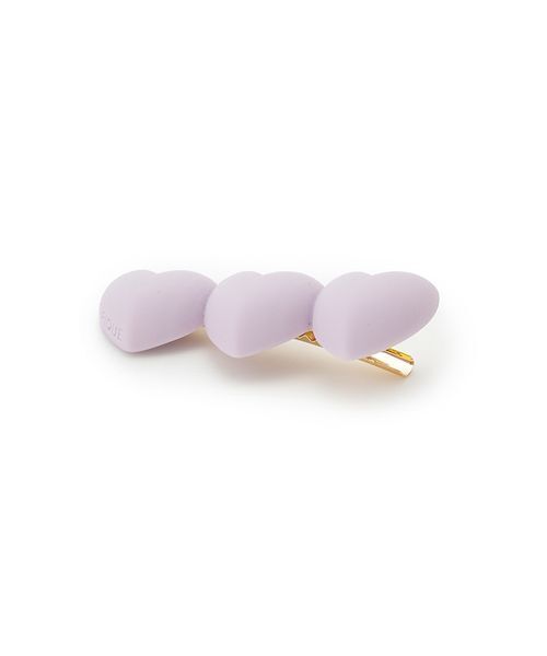 gelato pique（ジェラートピケ）の「ボリュームロゴヘアクリップセット（その他ルームウェア・レディース・アイボリー/ピンク・F）」の10枚目の写真