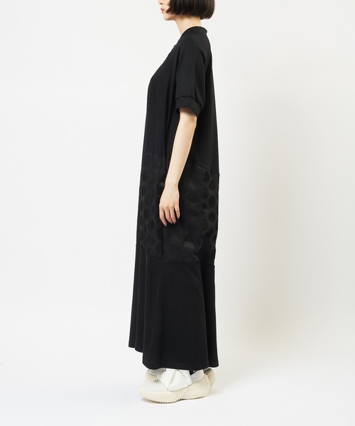 gomme(ゴム)の「切替ジップワンピース(Tシャツ/カットソー・レディース・ブラック・MEDIUM)」の15枚目の写真