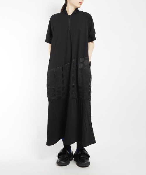 gomme(ゴム)の「切替ジップワンピース(Tシャツ/カットソー・レディース・ブラック・MEDIUM)」の18枚目の写真